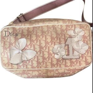 Vintage Dior Diorissimo Pink and white Bag